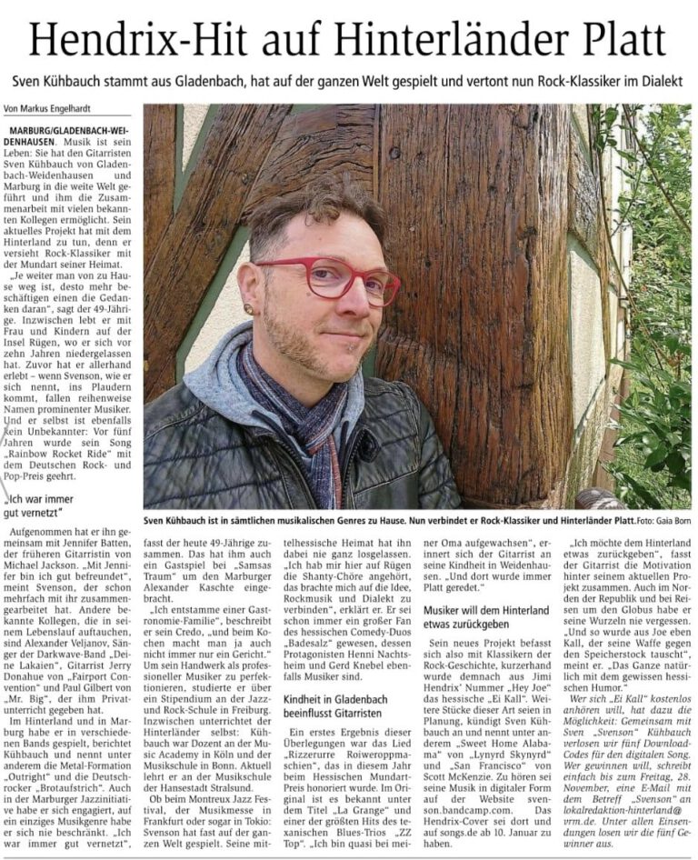 Presse Svenson Sven Kühbauch